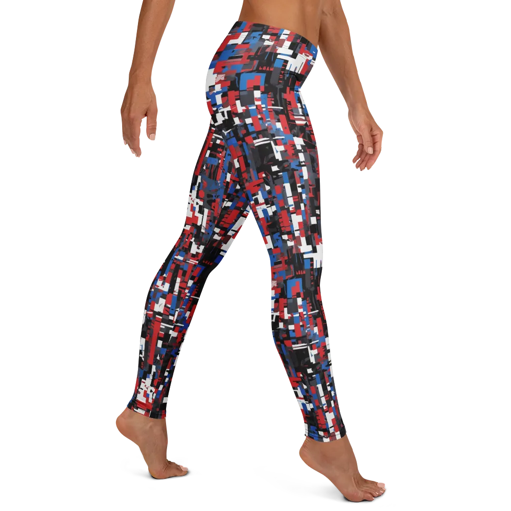Chromatic Scramble on Leggings — Right