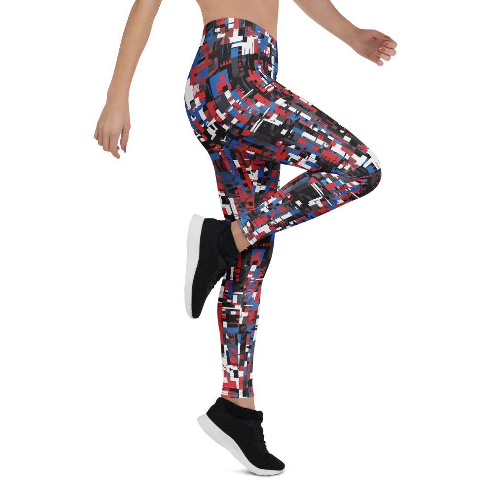Chromatic Scramble on Leggings — Right
