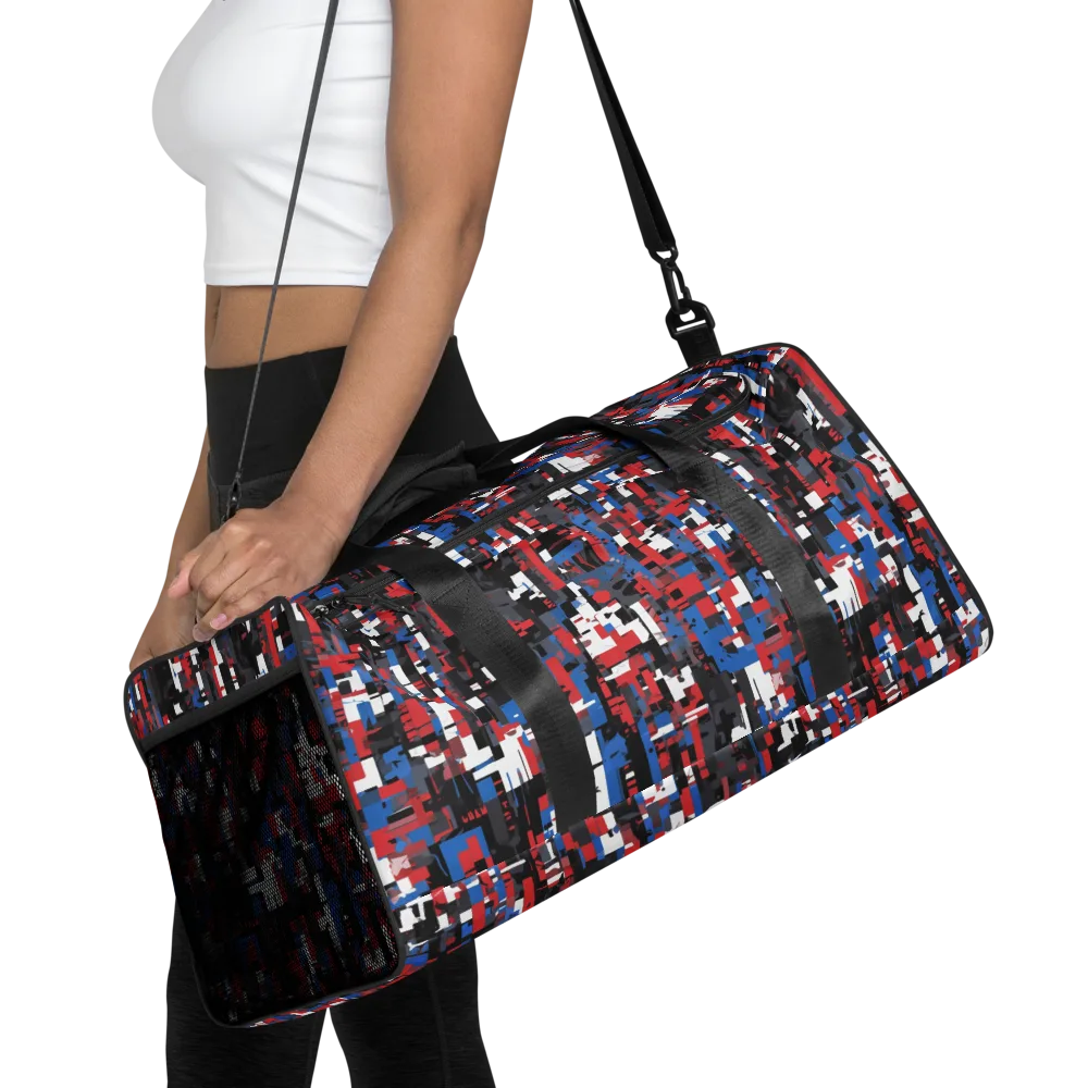 Chromatic Scramble on Duffle Bag — Front