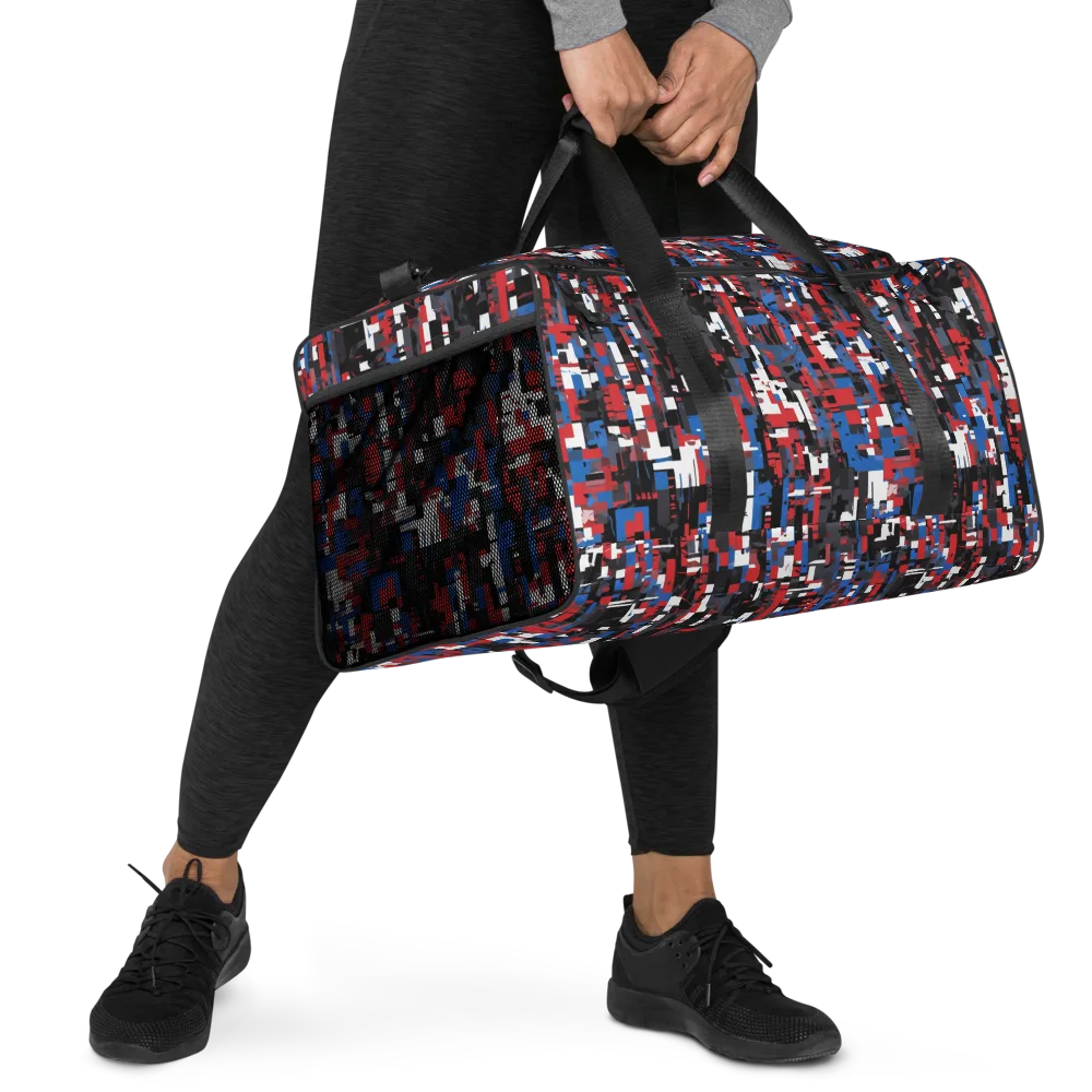 Chromatic Scramble on Duffle Bag — Right Front