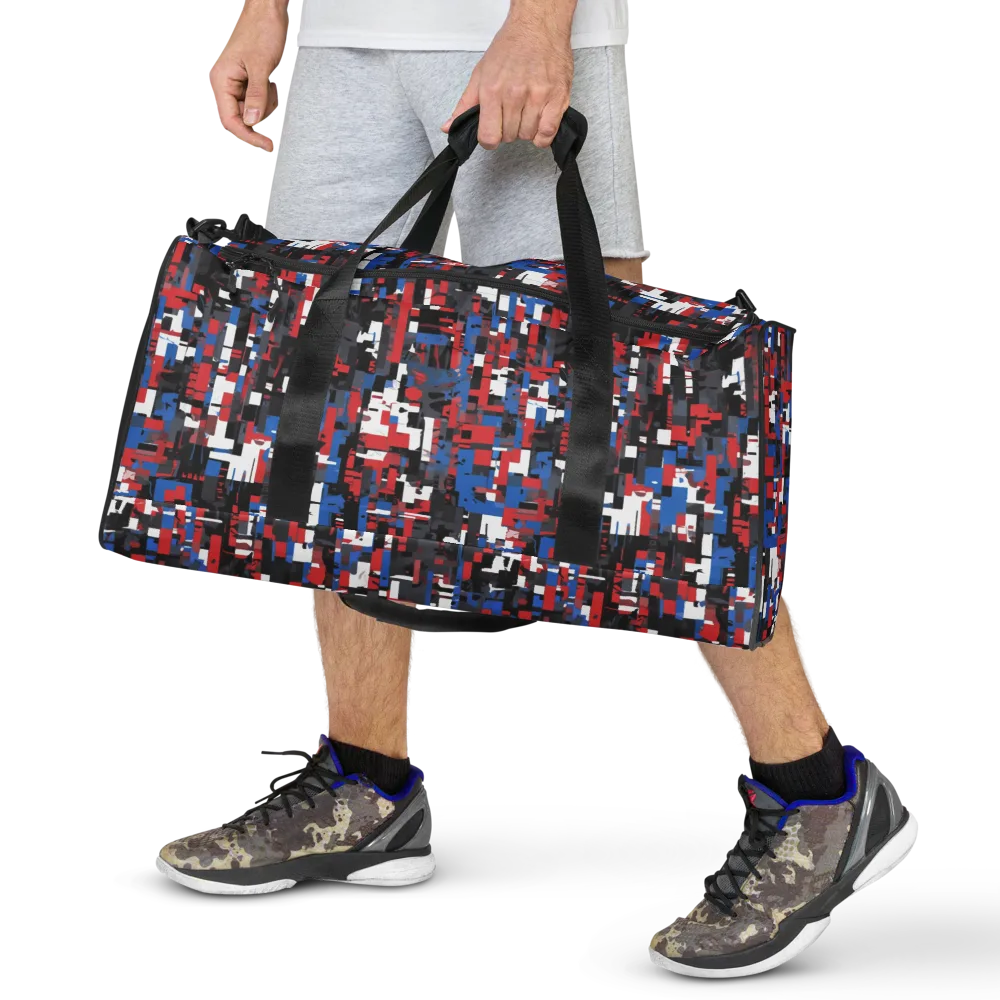 Chromatic Scramble on Duffle Bag — Front