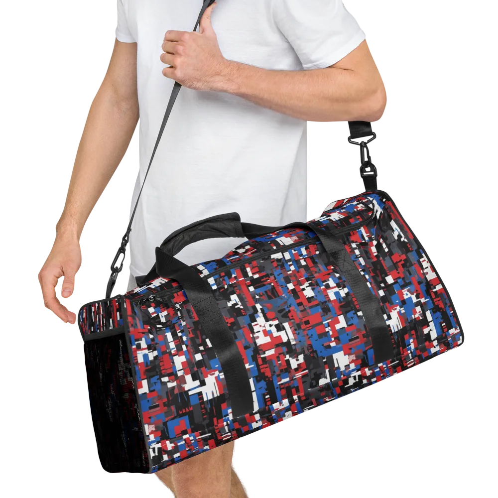 Chromatic Scramble on Duffle Bag — Right Front