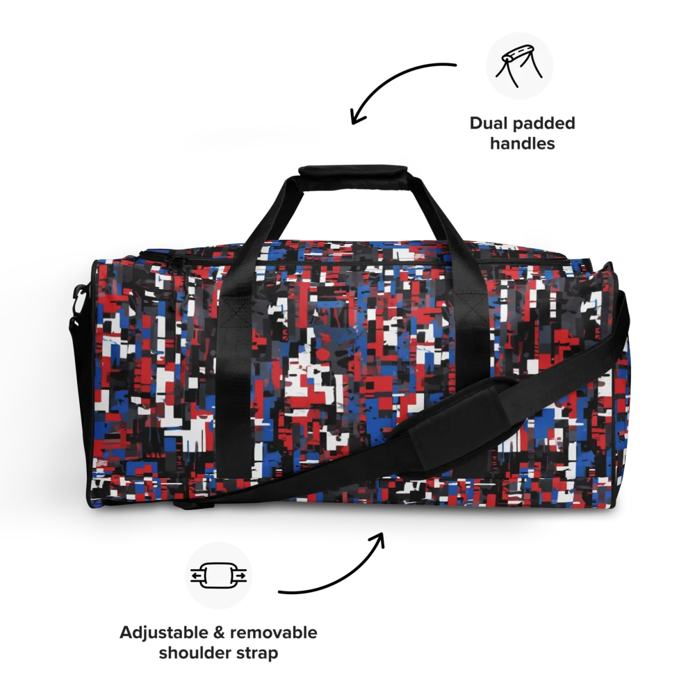 Chromatic Scramble on Duffle Bag — Front
