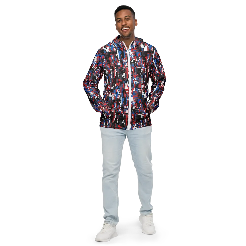 Chromatic Scramble on Men's Windbreaker — Front