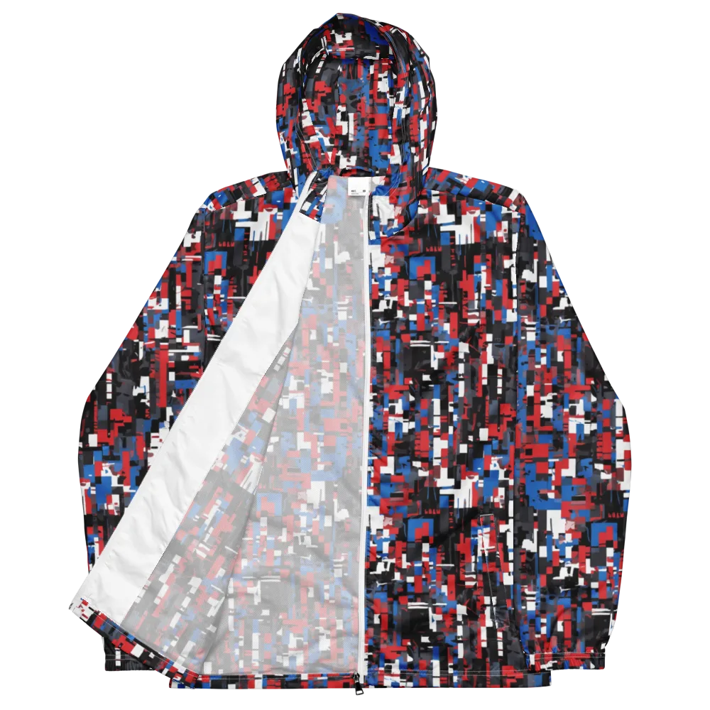 Chromatic Scramble on Men's Windbreaker — Front