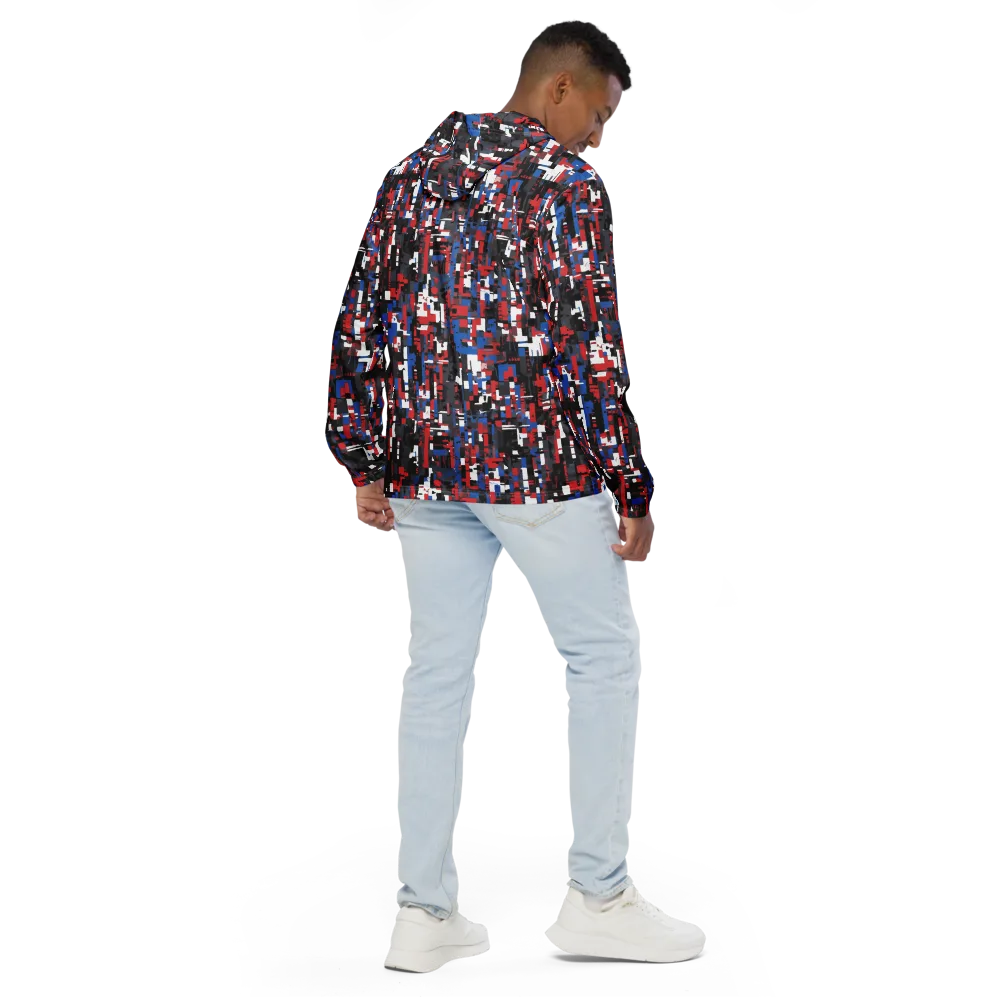 Chromatic Scramble on Men's Windbreaker — Back