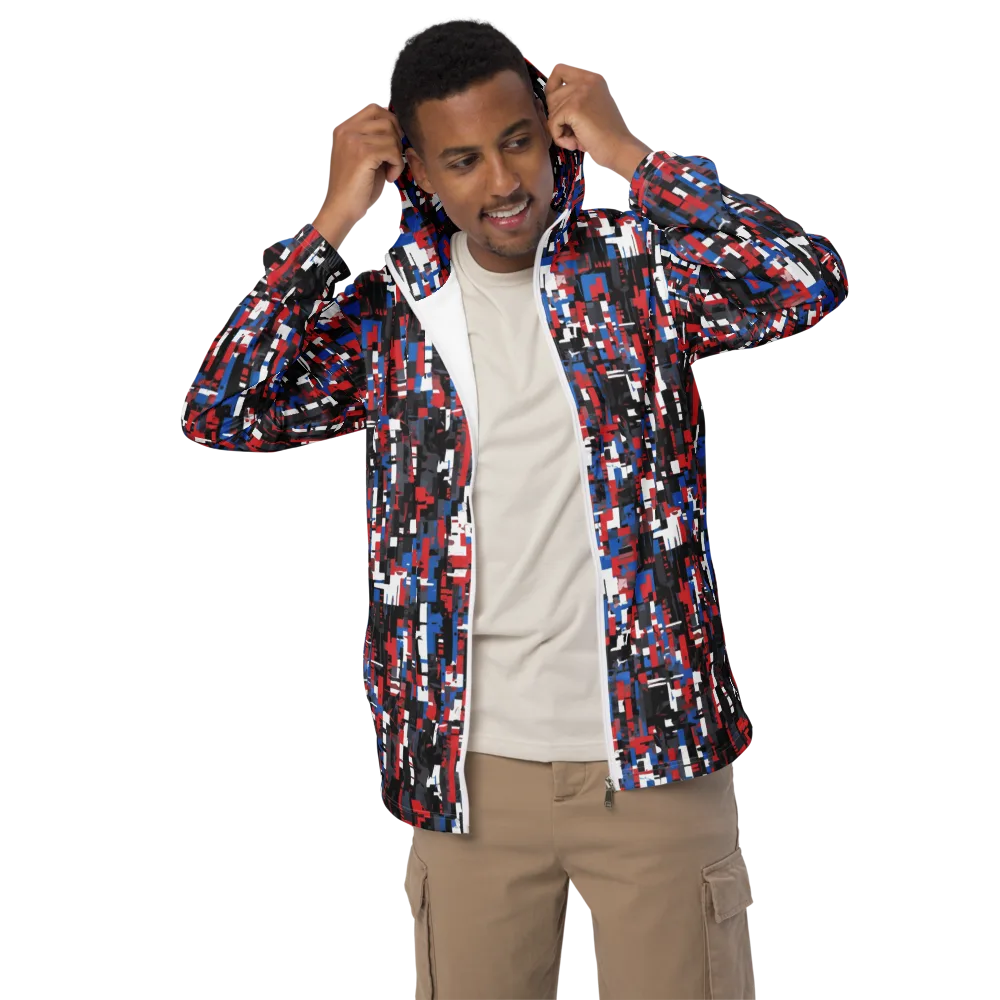 Chromatic Scramble on Men's Windbreaker — Front