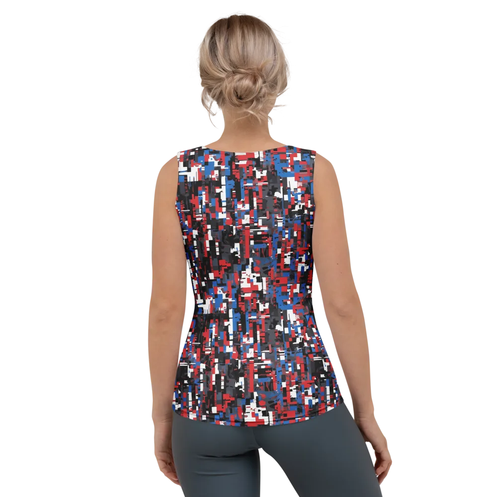 Chromatic Scramble on Women's Tank Top — Back