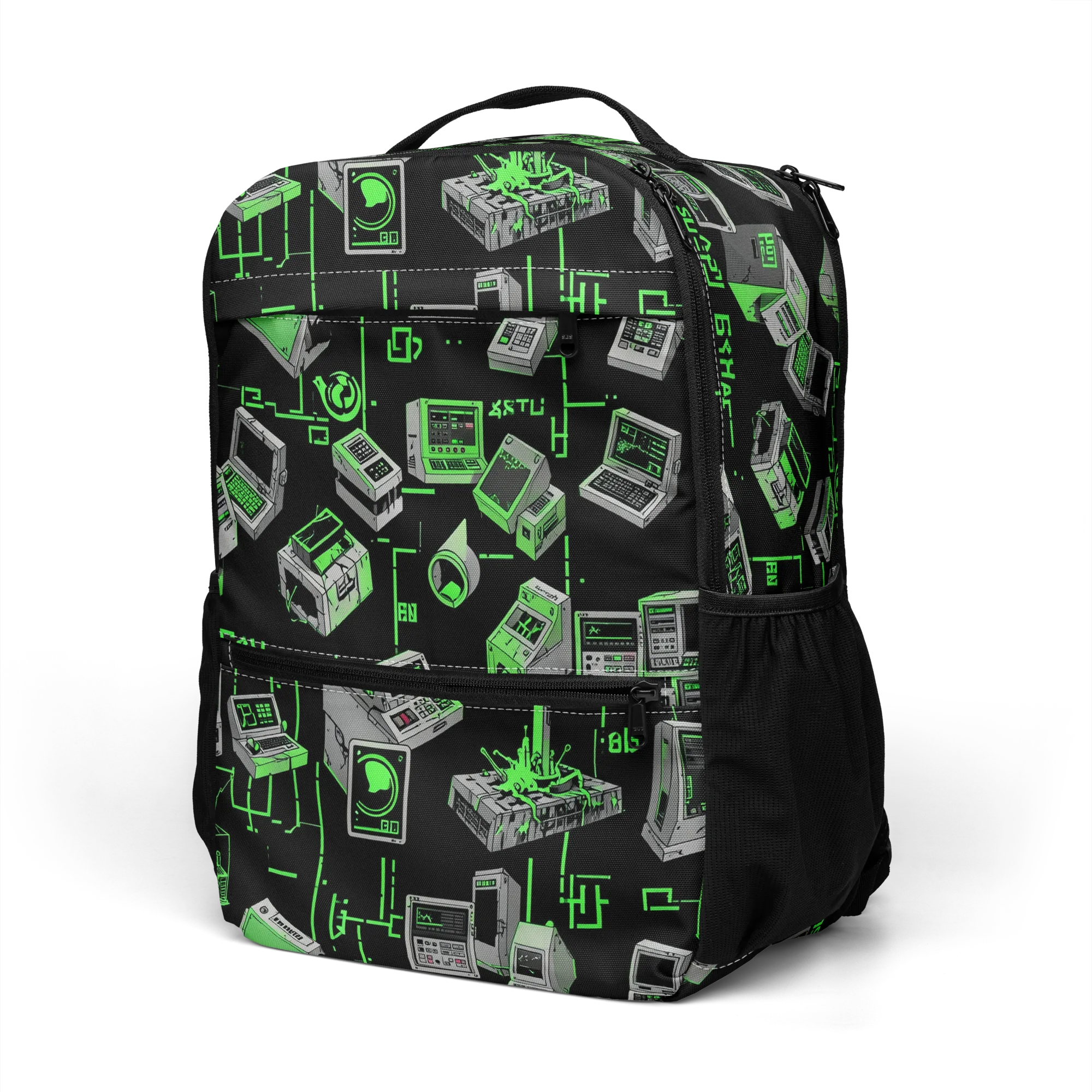 Acid Archive on Utility Backpack — Left Front
