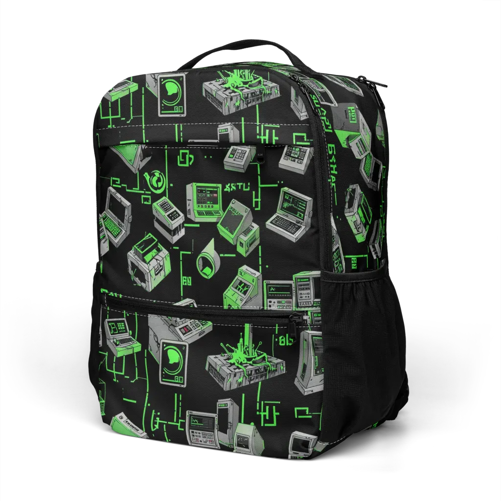 Acid Archive on Utility Backpack — Left Front