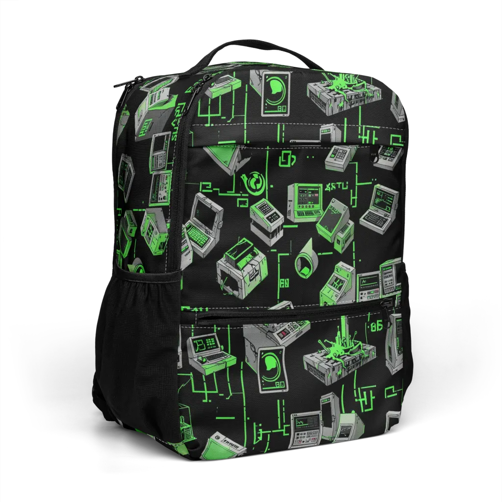 Acid Archive on Utility Backpack — Right Front