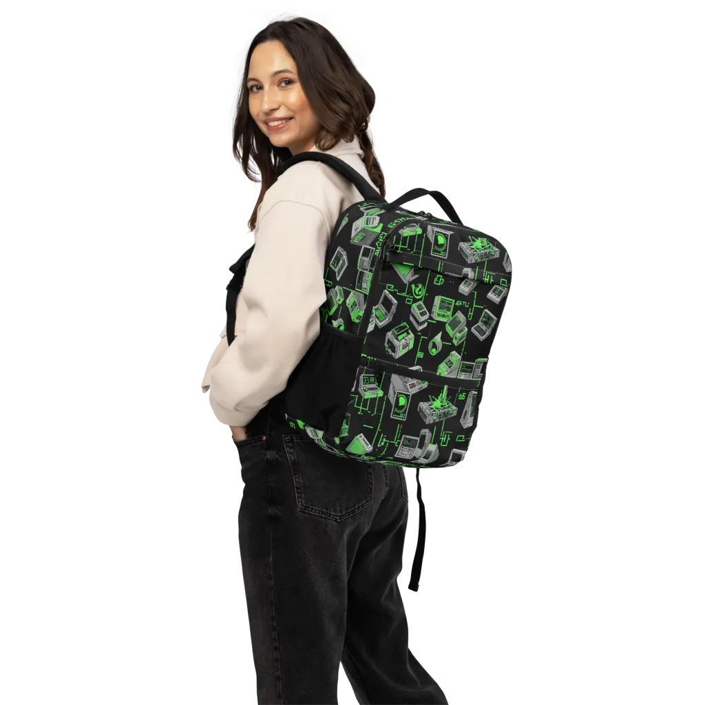 Acid Archive on Utility Backpack — Back