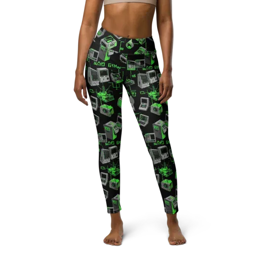 Acid Archive on a Yoga Leggings