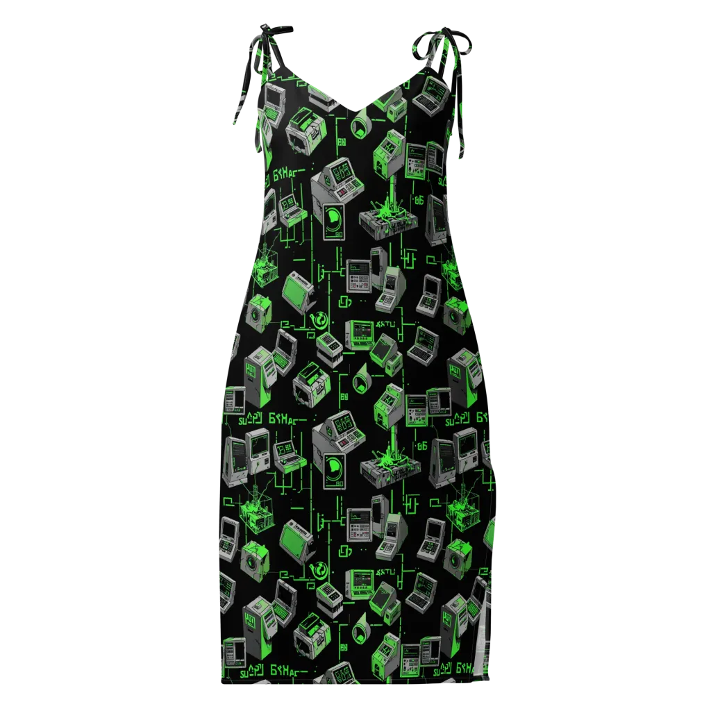 Acid Archive on Slip Dress — Front
