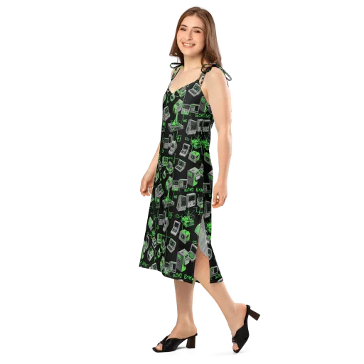 Acid Archive on a Slip Dress