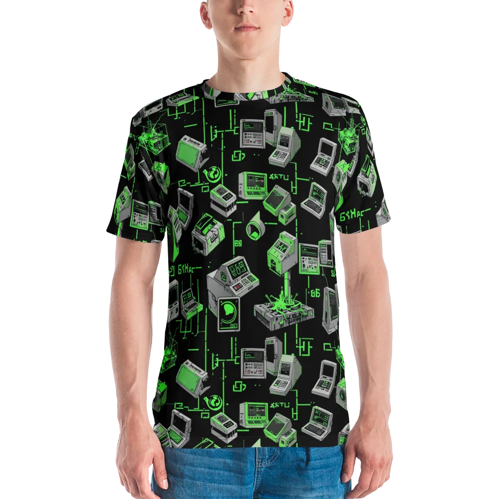 Acid Archive on Men's Crew Neck T-Shirt — Front
