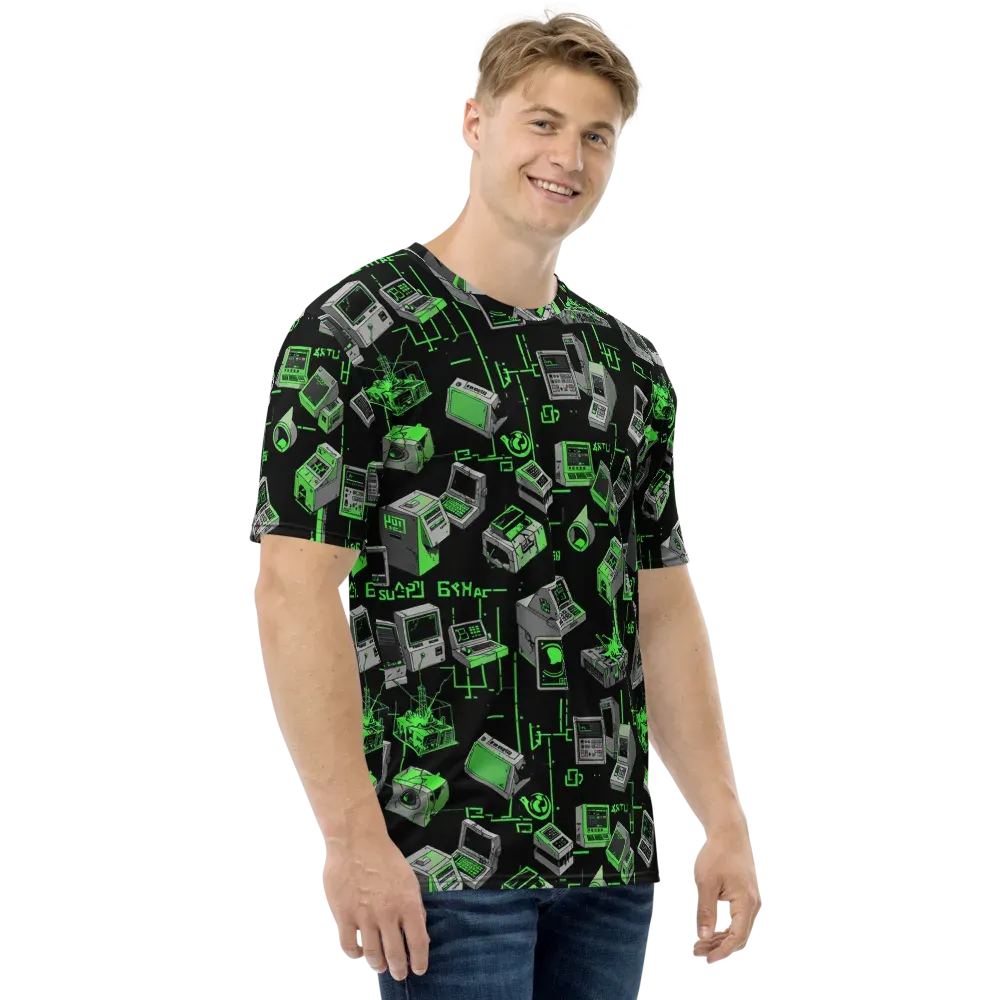 Acid Archive on Men's Crew Neck T-Shirt — Right
