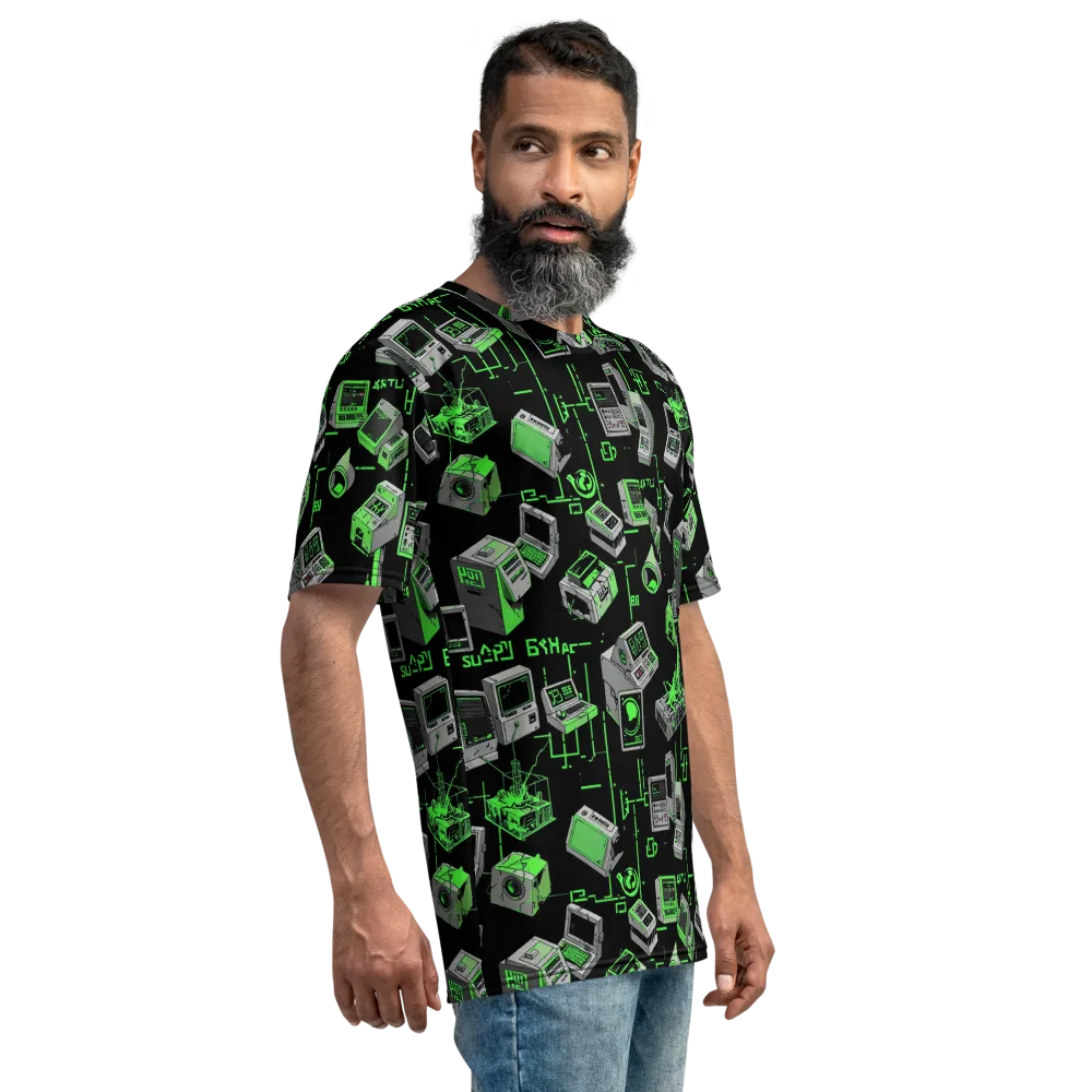 Acid Archive on Men's Crew Neck T-Shirt — Right