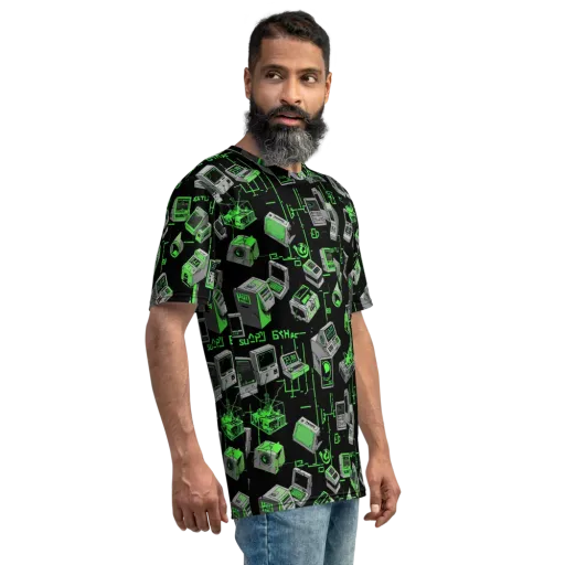 Acid Archive on a Men's Crew Neck T-Shirt
