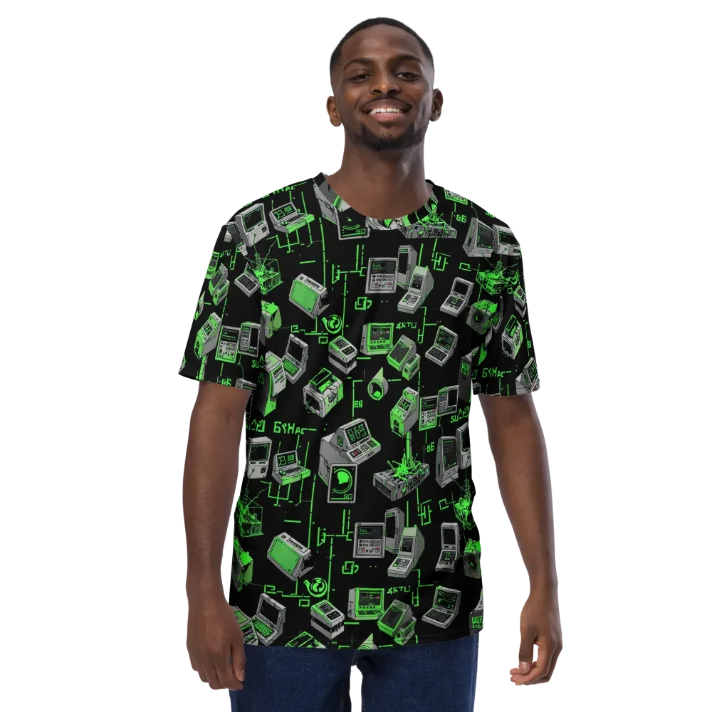 Acid Archive on Men's Crew Neck T-Shirt — Front