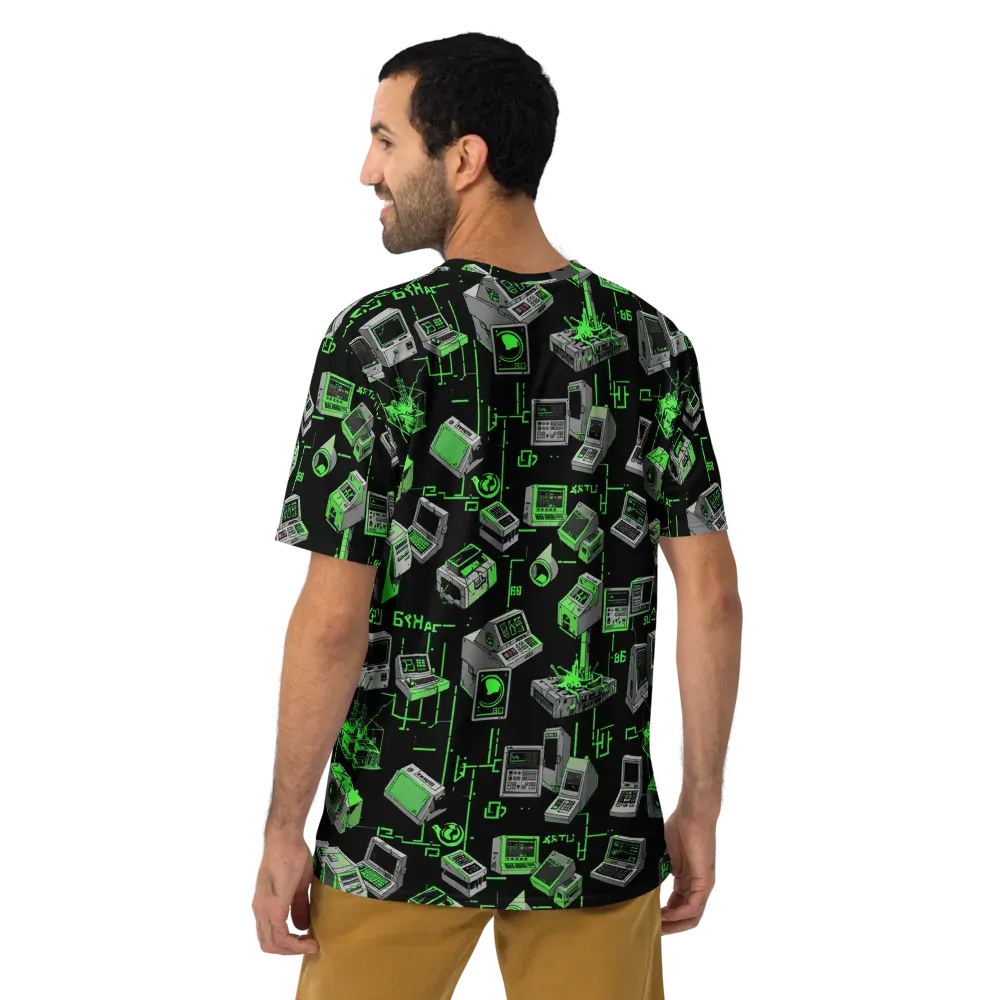 Acid Archive on Men's Crew Neck T-Shirt — Back