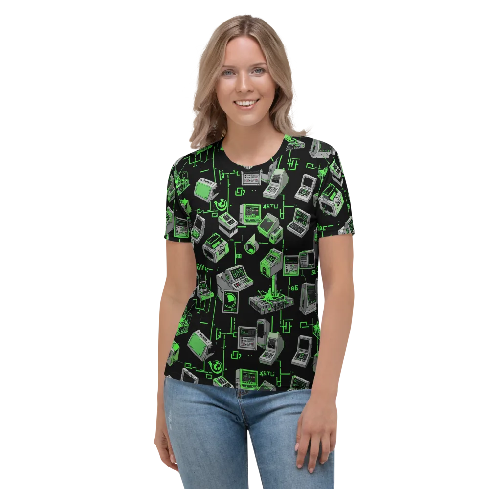 Acid Archive on Women's Crew Neck T-Shirt — Front