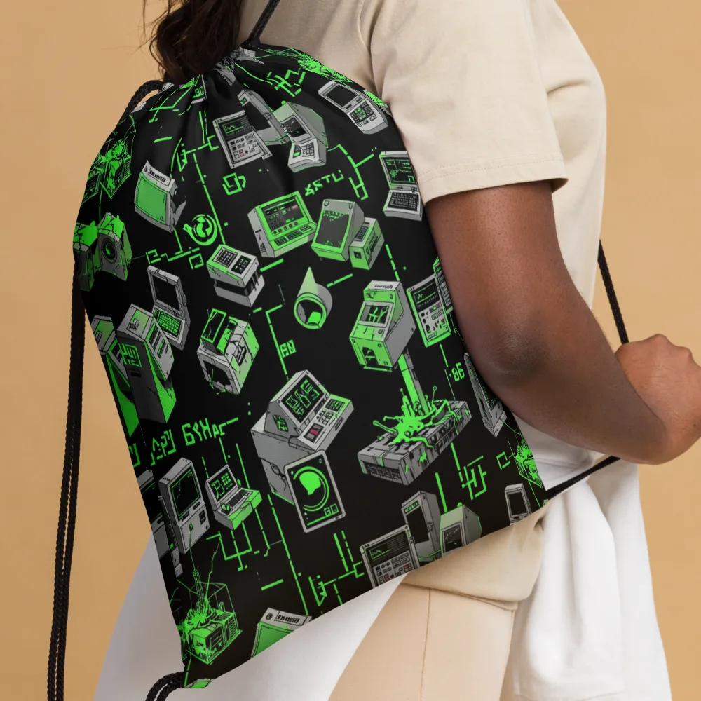 Acid Archive on Drawstring Bag — Front