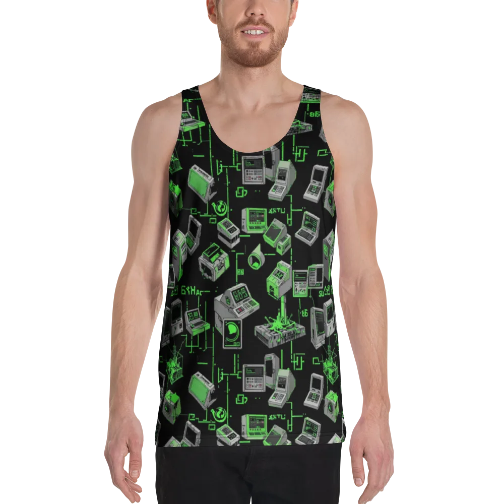 Acid Archive on Men's Tank Top — Front