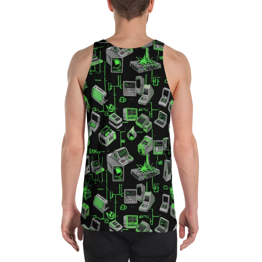 Acid Archive on Men's Tank Top — Back