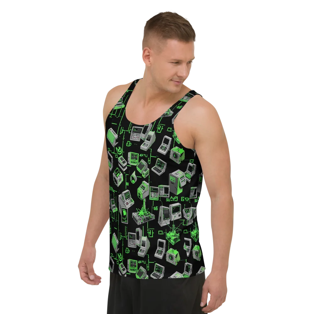 Acid Archive on Men's Tank Top — Left Front