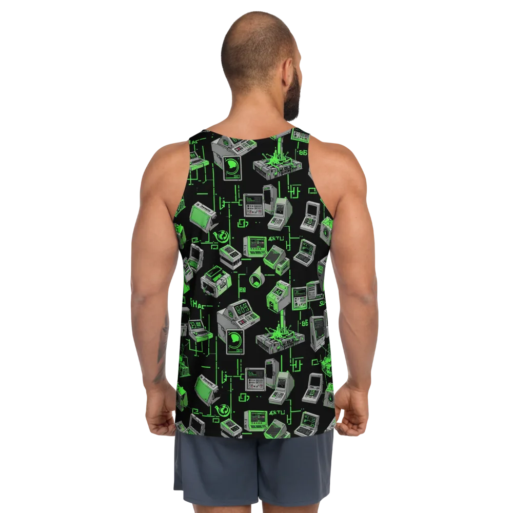 Acid Archive on Men's Tank Top — Back