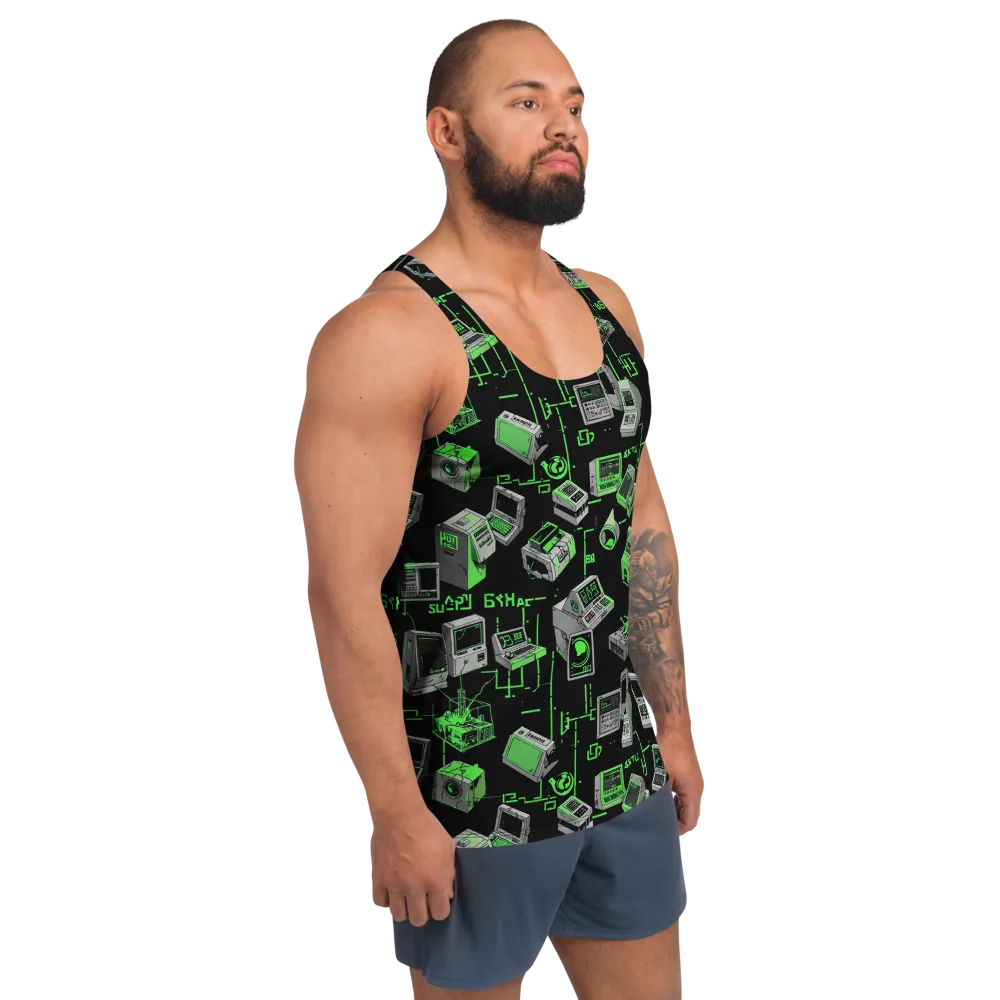 Acid Archive on Men's Tank Top — Right Front