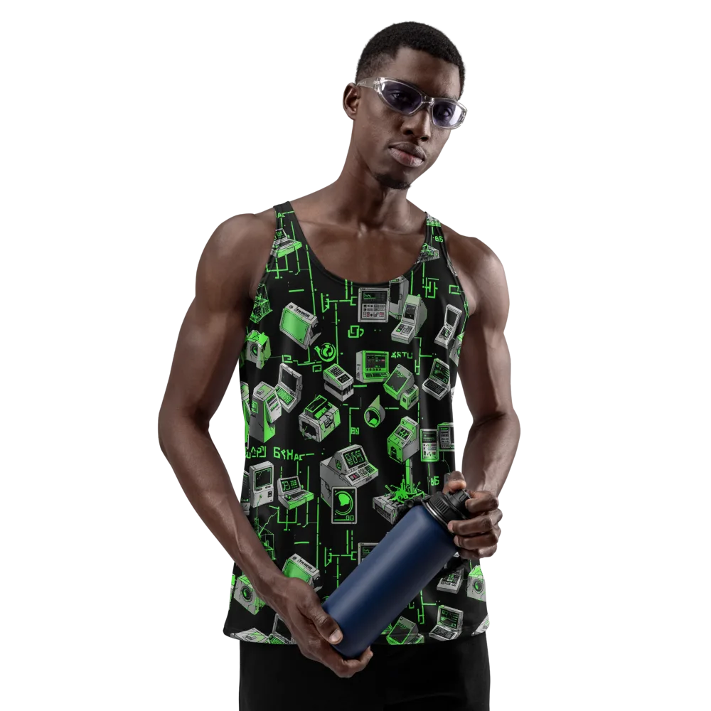 Acid Archive on Men's Tank Top — Front