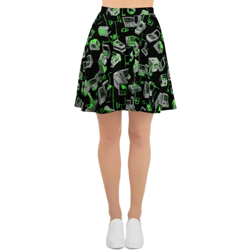 Acid Archive on a Skater Skirt