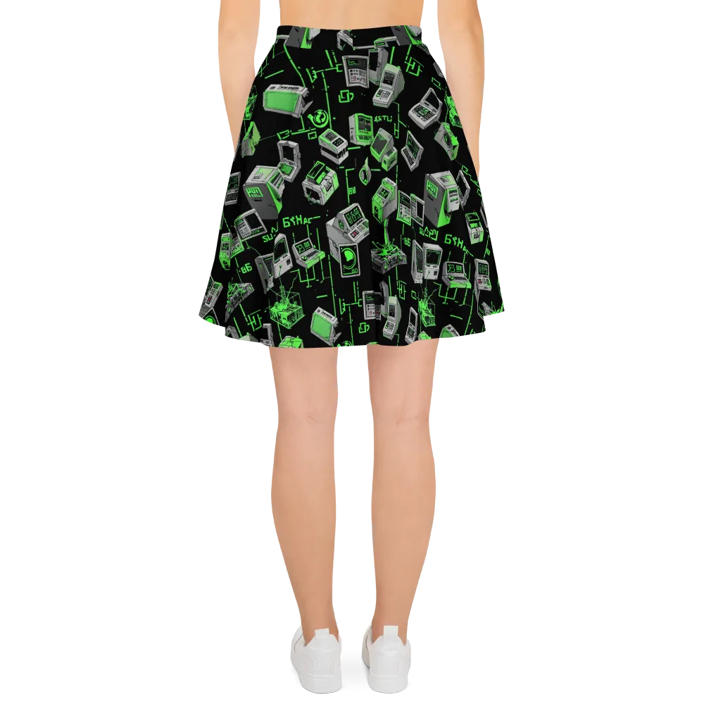 Acid Archive on Skater Skirt — Back