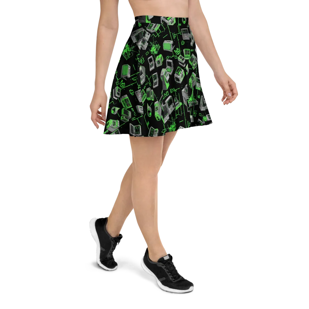 Acid Archive on Skater Skirt — Right