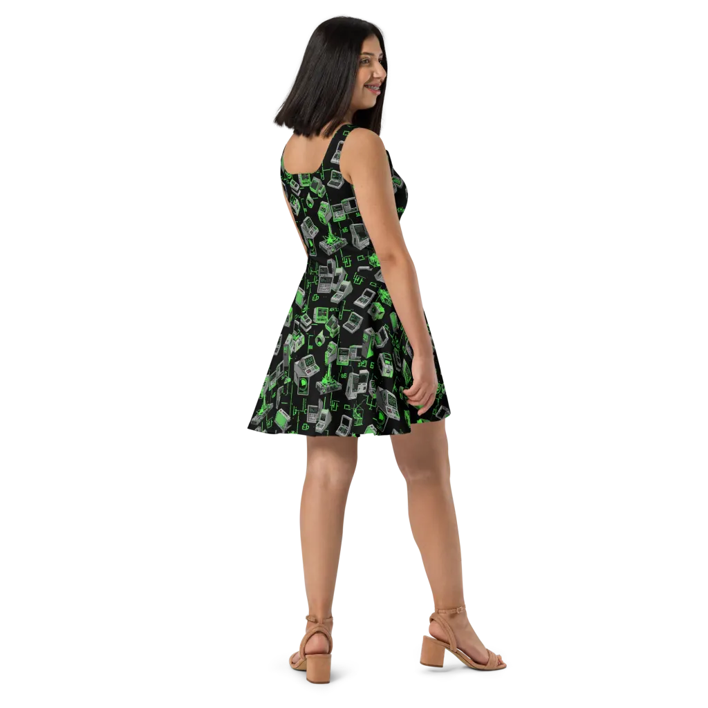 Acid Archive on Skater Dress — Right