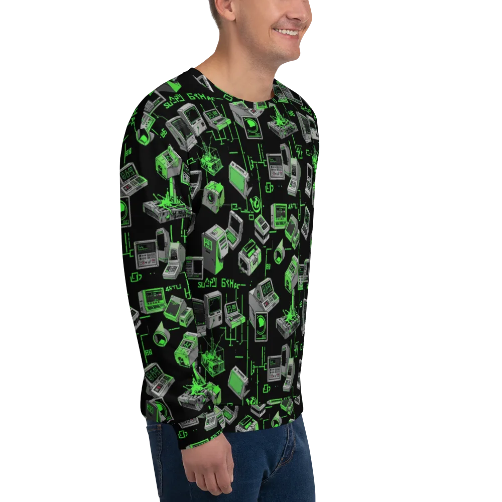 Acid Archive on Sweatshirt — Right Front