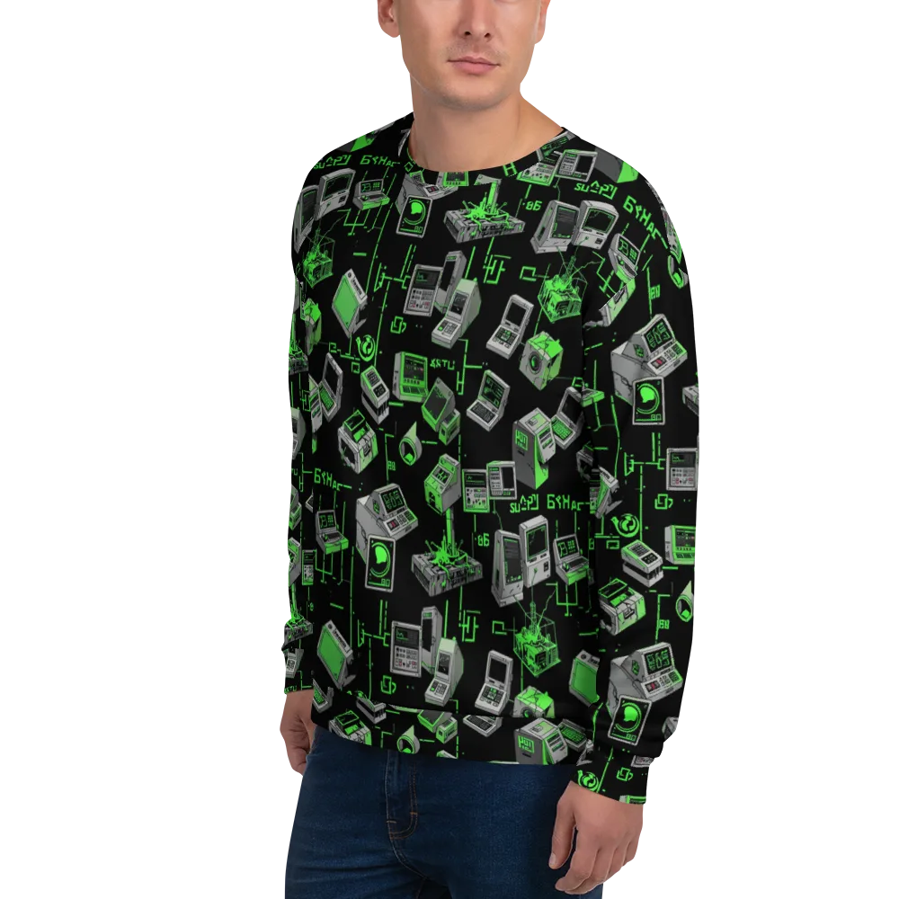 Acid Archive on Sweatshirt — Left Front