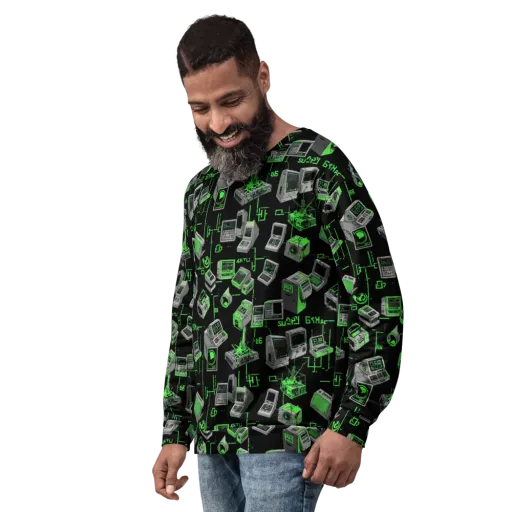 Acid Archive on a Sweatshirt