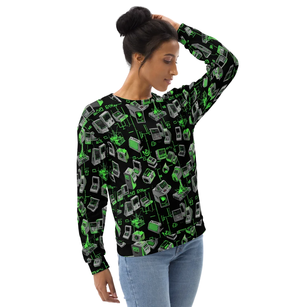 Acid Archive on Sweatshirt — Right Front