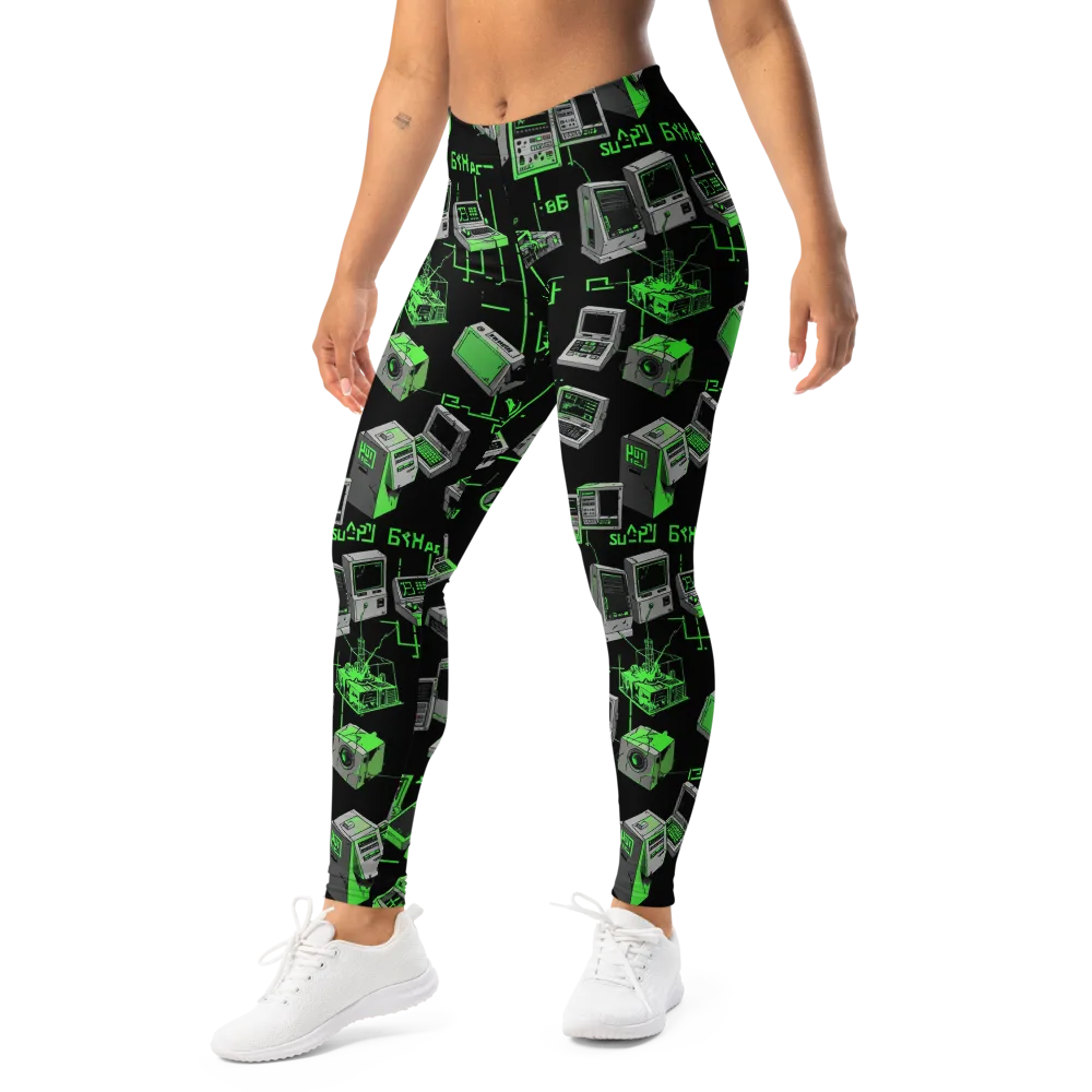Acid Archive on Leggings — Left Front
