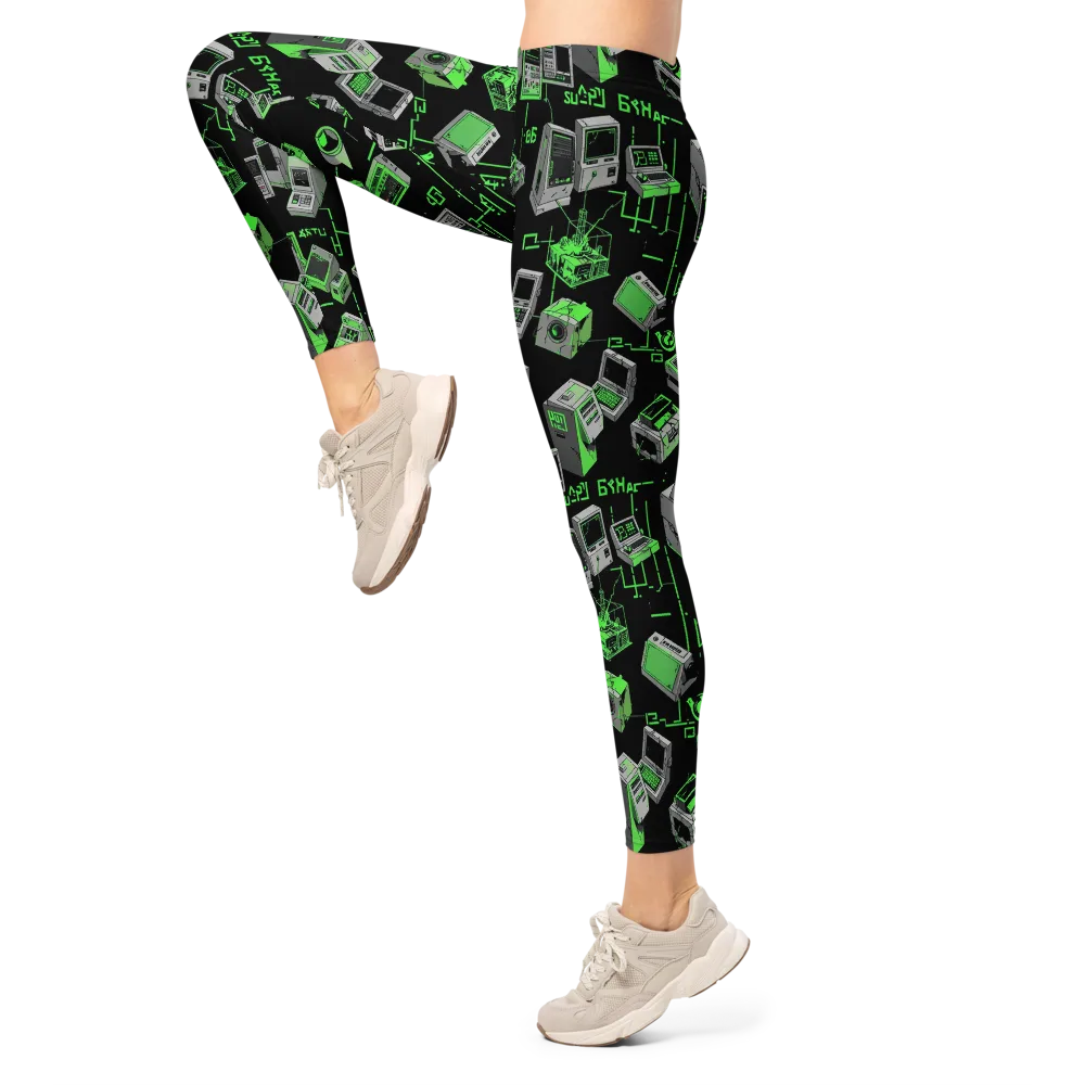 Acid Archive on Leggings — Left