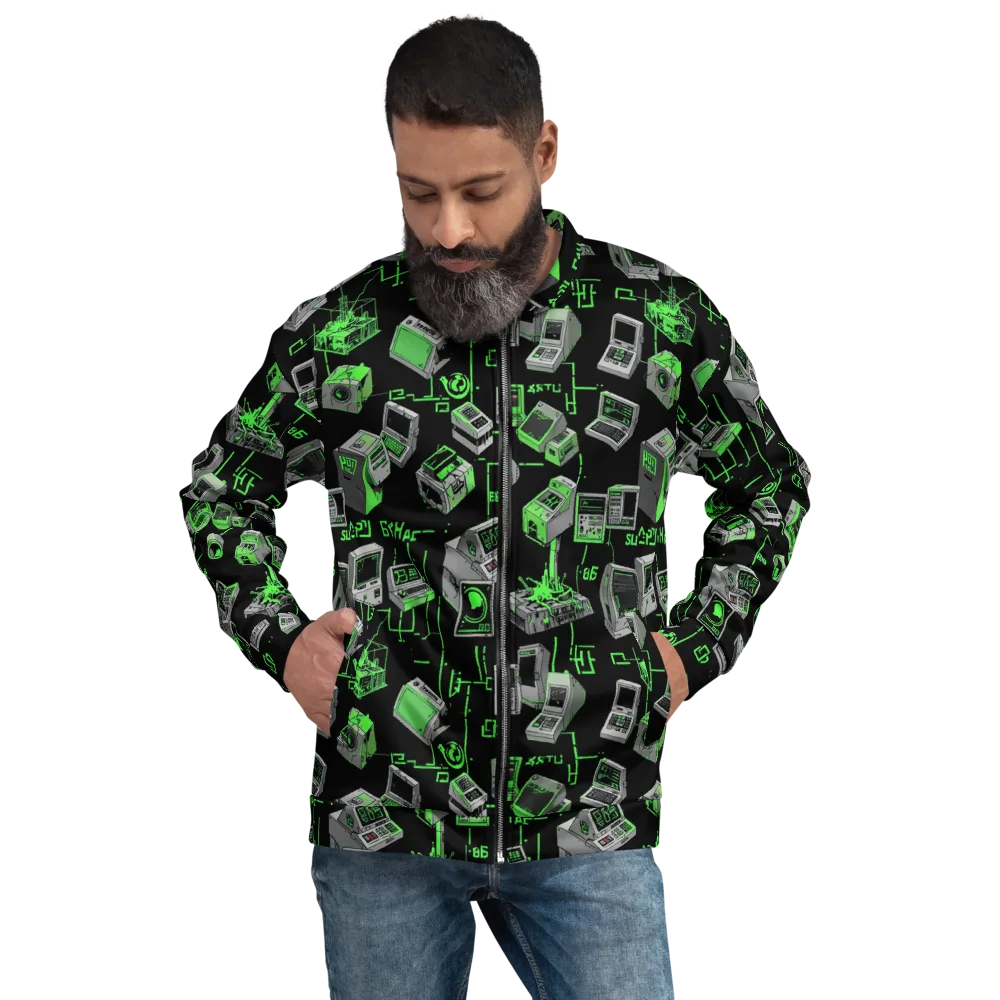 Acid Archive on Bomber Jacket — Front