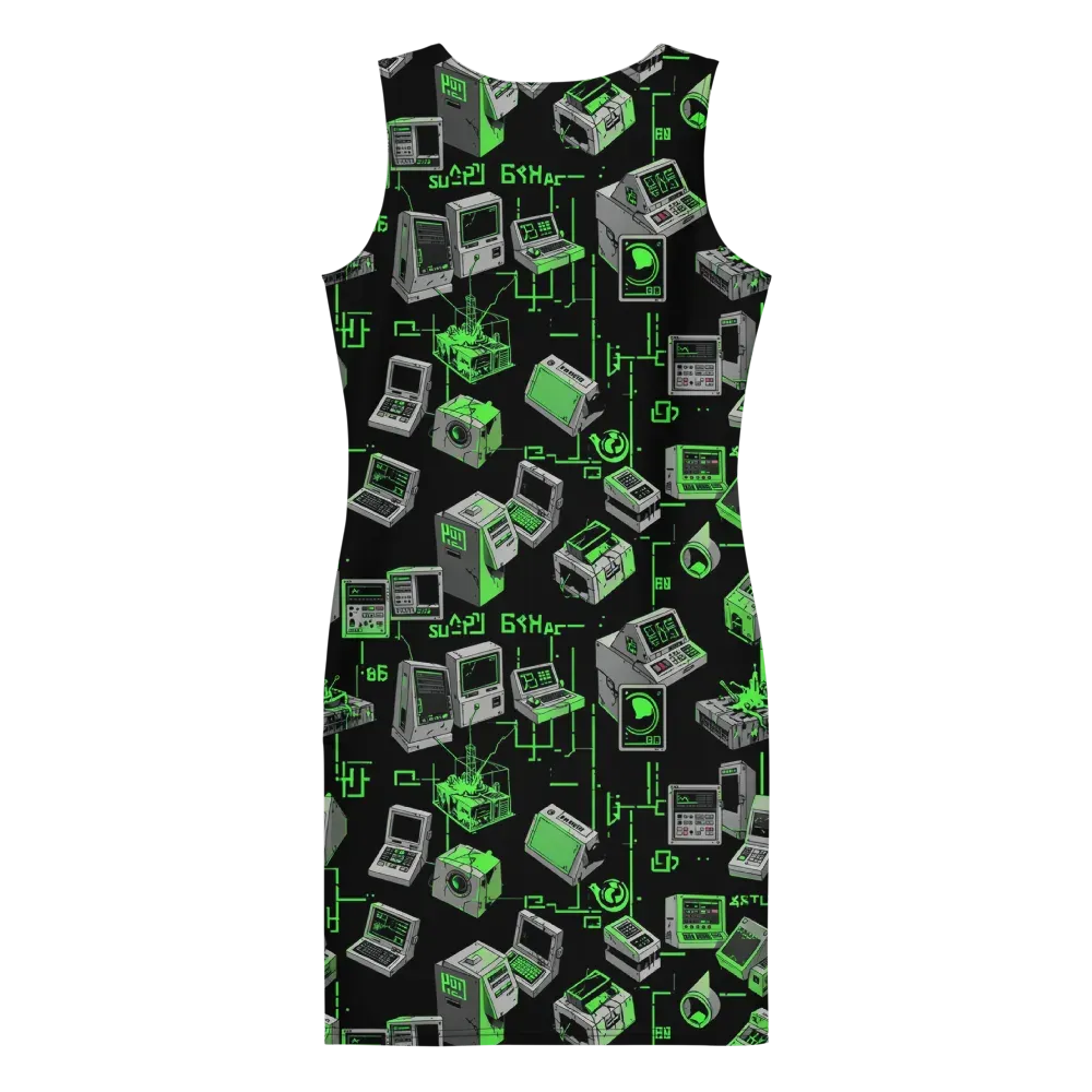 Acid Archive on Bodycon Dress — Back