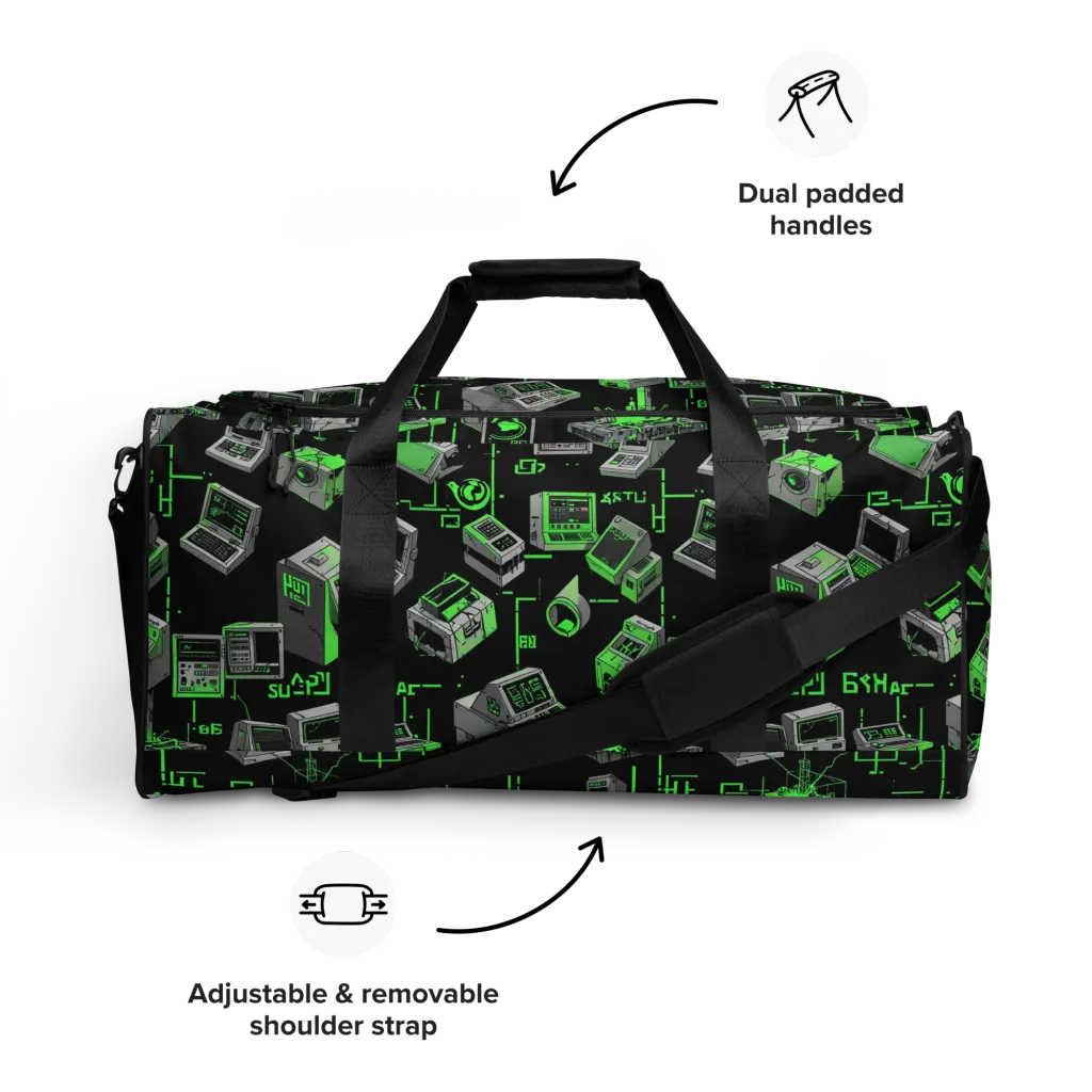 Acid Archive on Duffle Bag — Front