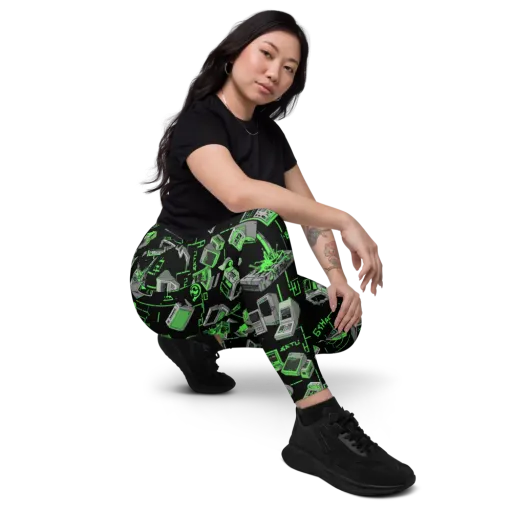 Acid Archive on a Leggings with Pockets
