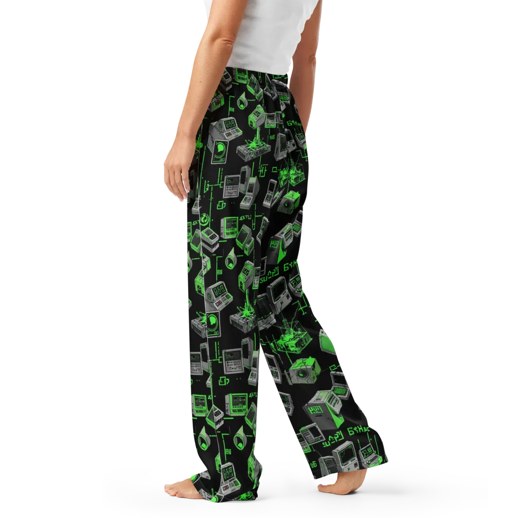 Acid Archive on Women's Pajama Pants — Left