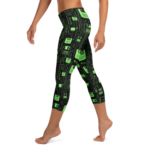 Neon Archive on a Capri Leggings