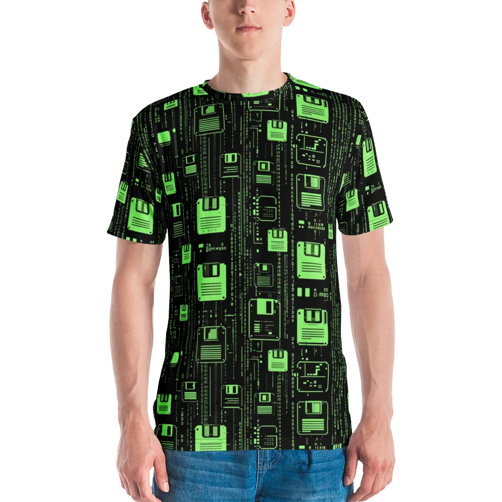 Neon Archive on Men's Crew Neck T-Shirt — Front